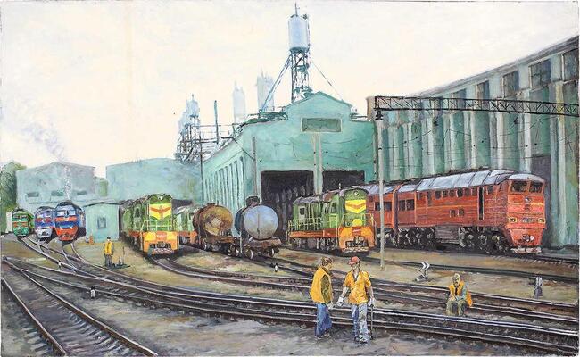 Макаров Александр Георгиевич. Будни локомотивного депо